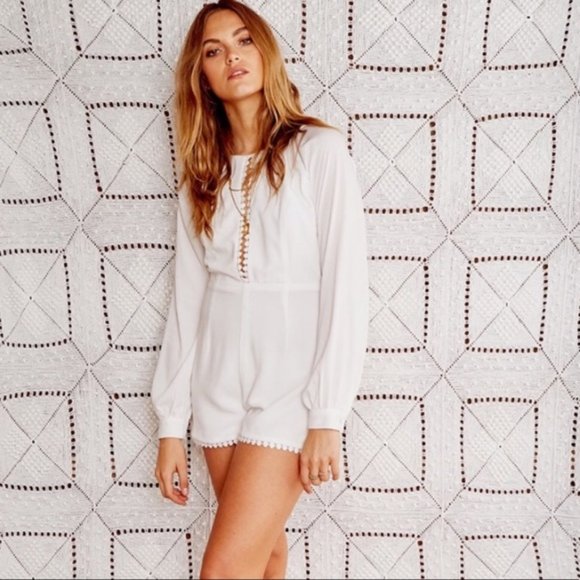 stone cold fox white jumpsuit